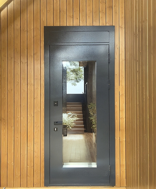 Порошковая дверь со стеклом Порошковая дверь со стеклом