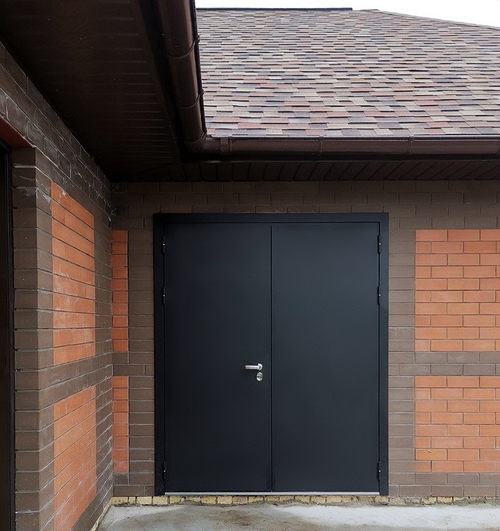 Двупольная уличная дверь Двупольная уличная дверь