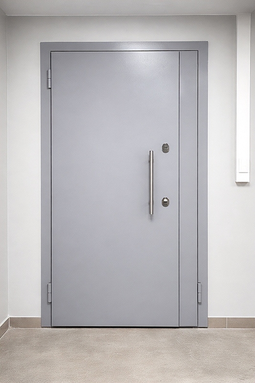 Серая полуторная бронедверь Серая полуторная бронедверь