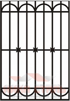 Сварная решетка на окно СР 11 Сварная решетка на окно СР 11