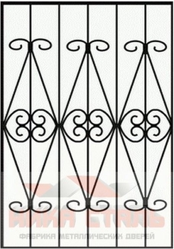 Сварная решетка на окно СР 15 Сварная решетка на окно СР 15