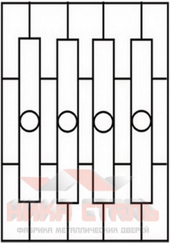 Сварная решетка на окно СР 18 Сварная решетка на окно СР 18