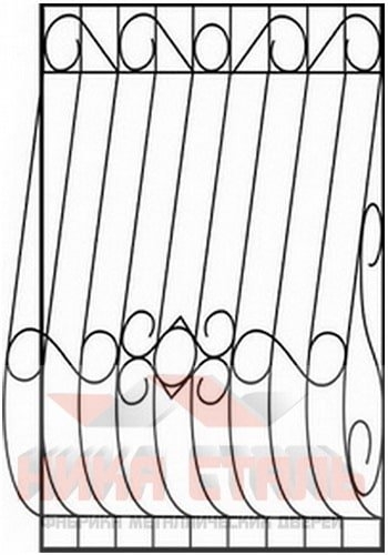 Сварная решетка на окно СР 19 Сварная решетка на окно СР 19