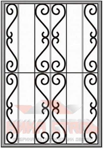 Сварная решетка на окно СР 20 Сварная решетка на окно СР 20