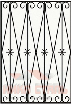 Сварная решетка на окно СР 5 Сварная решетка на окно СР 5