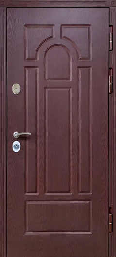 Входная квартирная дверь с фрезеровкой Входная квартирная дверь с фрезеровкой